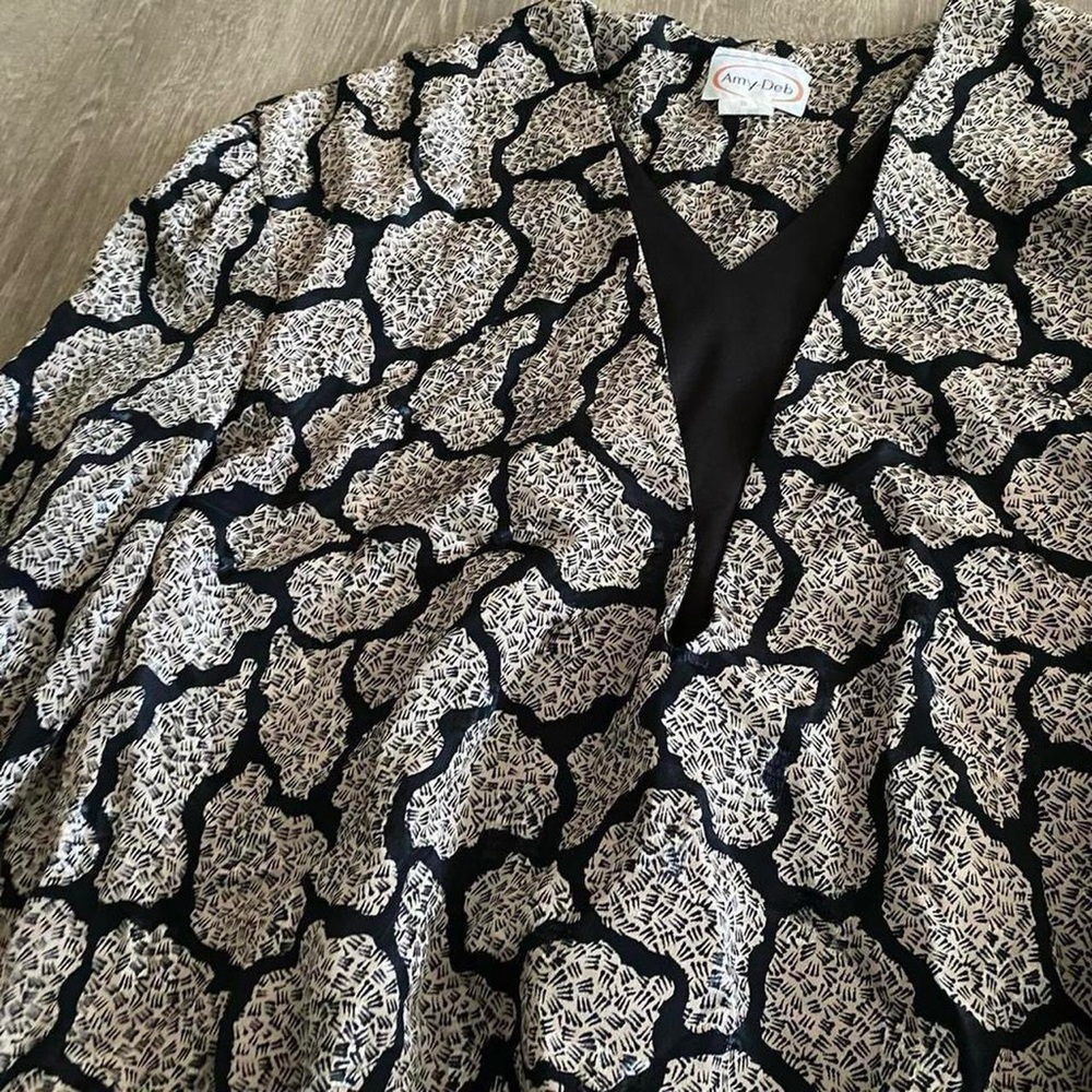 Amy-Deb Retro Patterned Jumper - image 2